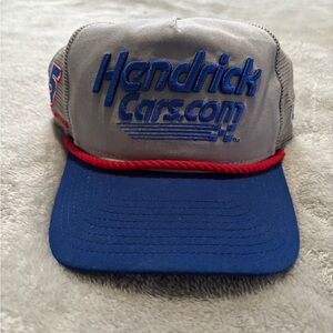 Hendrick Cars Gray #5 Kyle Larson NASCAR Racing rope trucker hat